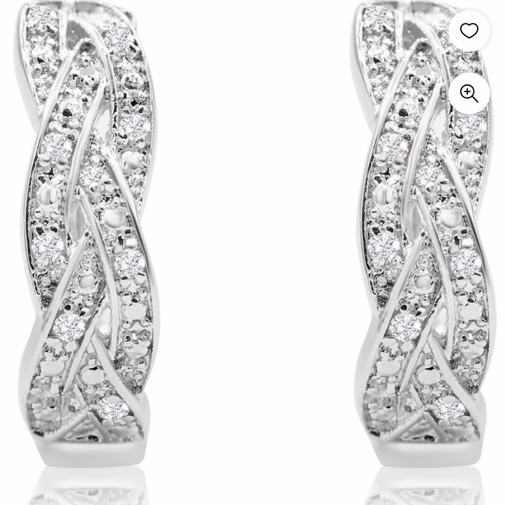 1/4 carat Oval Hoops